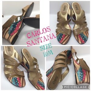 Carlos Santana Wedges NEW size 10
